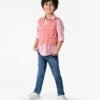Cotton Hand Block Print Shirt And Jacket Set